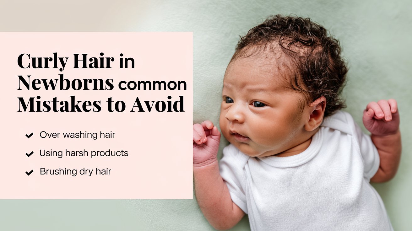 Common Mistakes to Avoid Curly Hair in Newborns