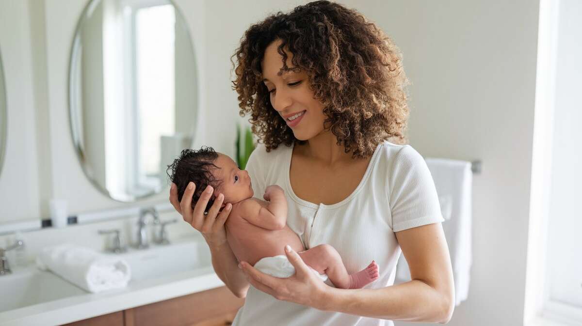 How to Care for Curly Hair in Newborns