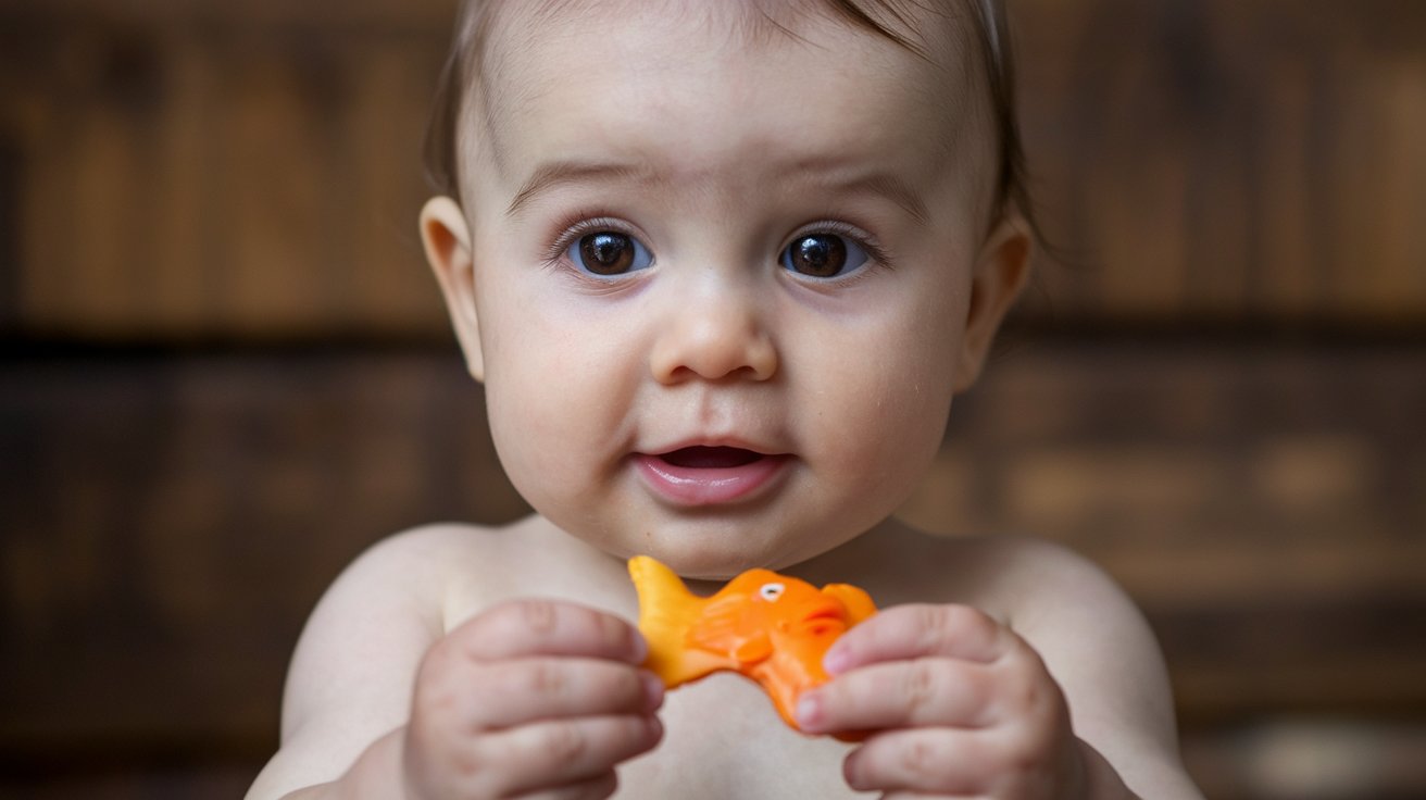When Can Babies Eat Goldfish? Baby Goldfish Crackers 4 When Can Babies Eat Goldfish
