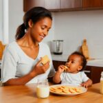 Assortment of snacks for breastfeeding snacks moms to boost milk supply, including nuts, fruits, and whole grains.