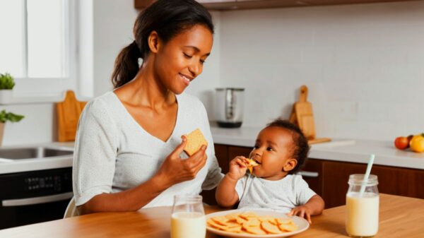 Assortment of snacks for breastfeeding snacks moms to boost milk supply, including nuts, fruits, and whole grains.