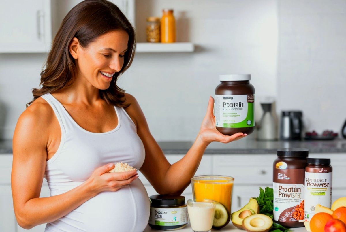 Top 5 protein powders for pregnancy, featuring safe and nutritious options for expectant mothers, including plant-based and whey protein powders