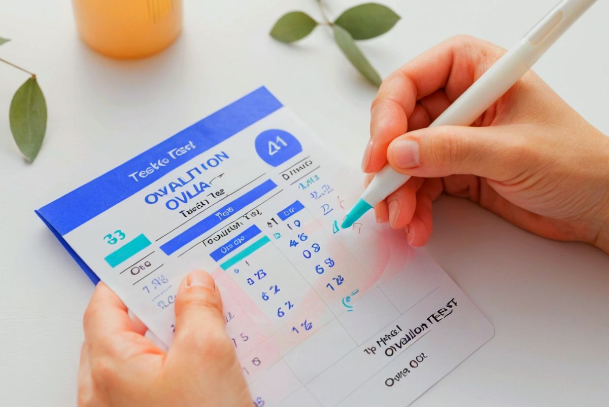 When to Take Ovulation Test After Period with key dates and cycle phases.