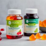 A selection of the best prenatal gummies available in 2024, featuring essential vitamins and nutrients