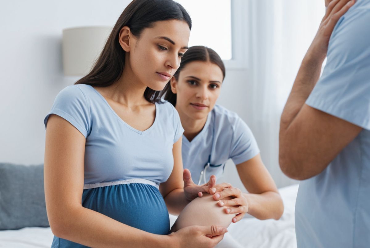 A woman contemplating when to take a pregnancy test after unprotected sex.